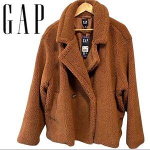 XXL GAP Double Breasted Teddy Jacket, NWT